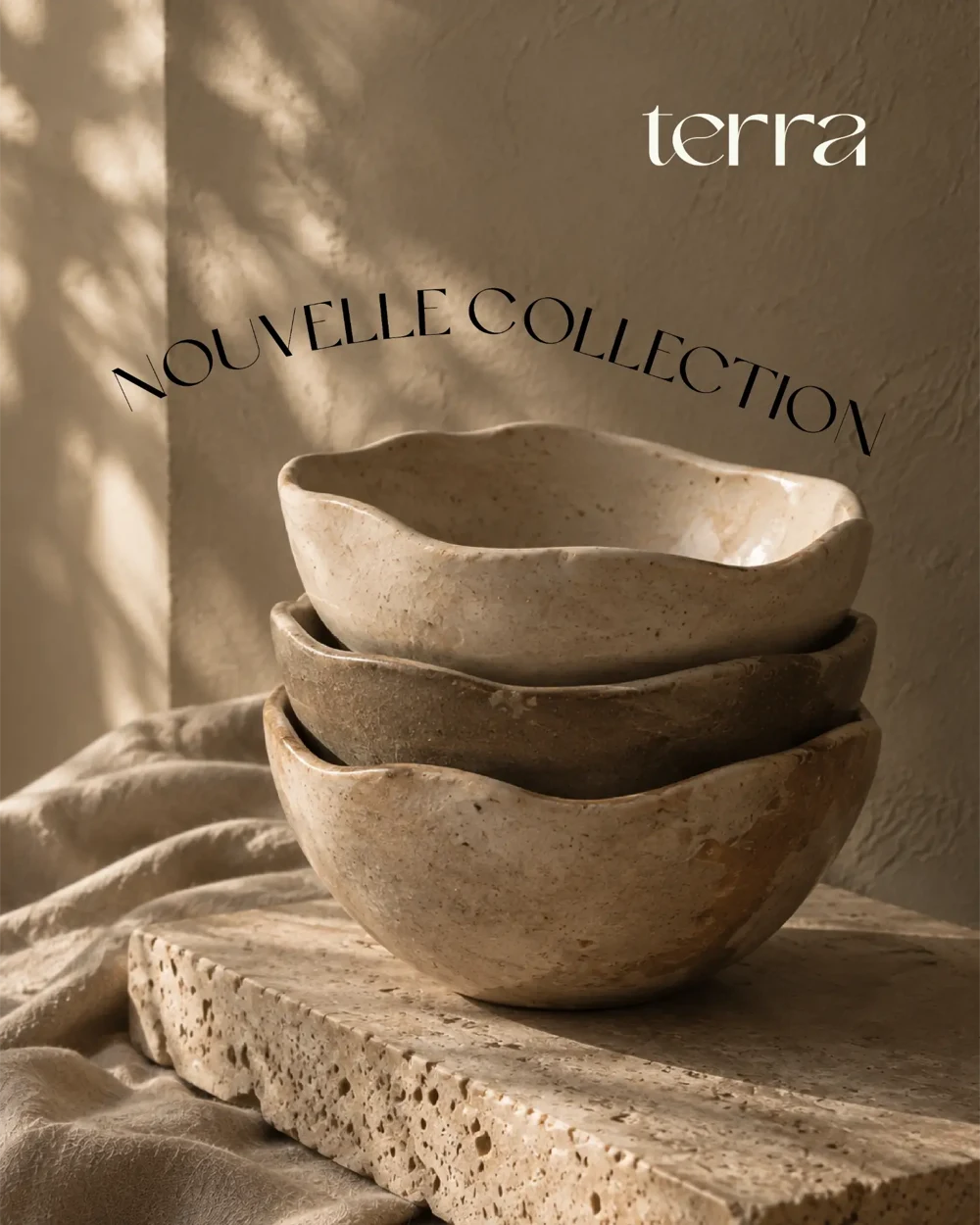 Nouvelle collection de bols en céramique Terra