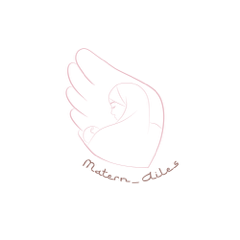 Ancien logo Matern'ailes, version contour