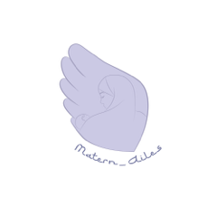 Ancien logo Matern'ailes, version lavande