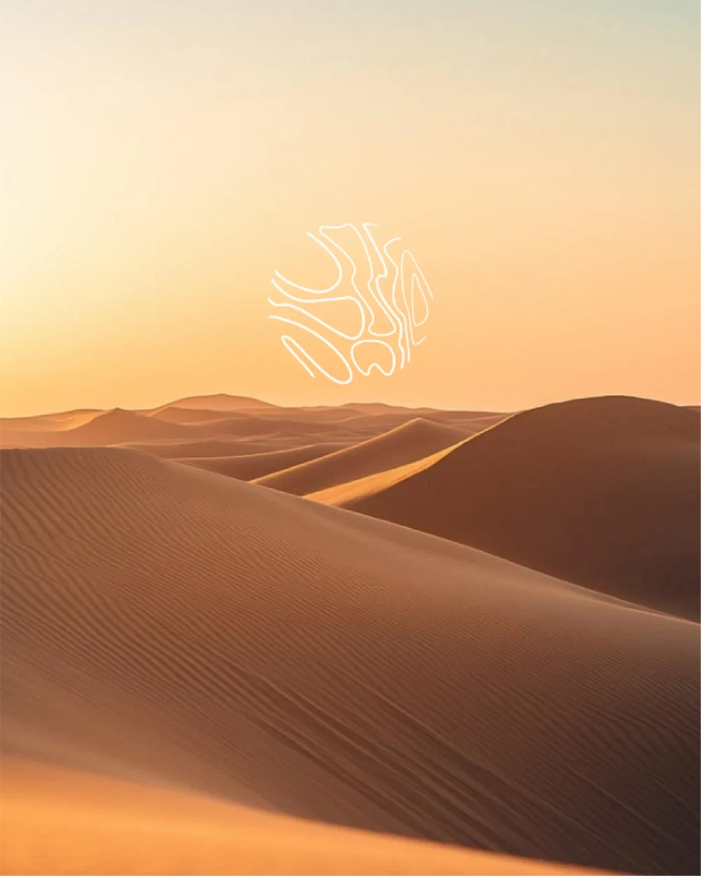 Motif Terra au-dessus des dunes