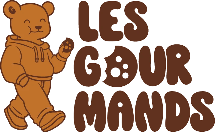Variante du logo avec l’ourson en marche
